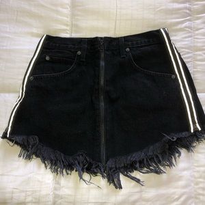 Carmar Denim Black Jean Skirt